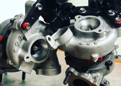 Turbolader in der Werkstatt