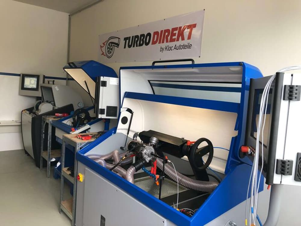 TurboDirekt-Werkstatt mit Prüfstand und Flowbench